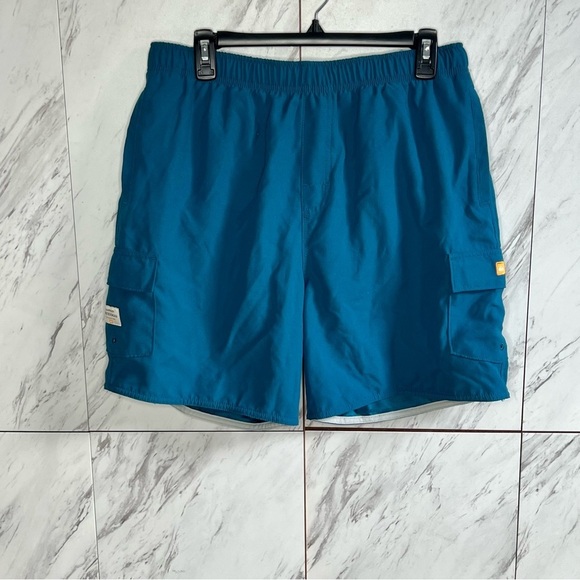 Quicksilver Swim Trunk Shorts SZ L - Picture 2 of 6